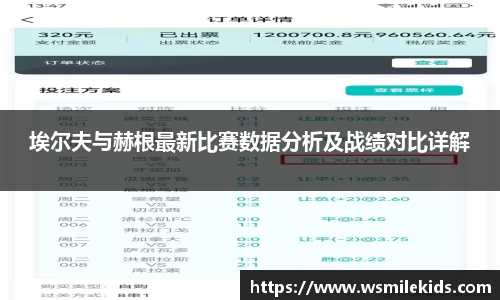 埃尔夫与赫根最新比赛数据分析及战绩对比详解